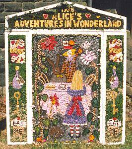 Alice in Wonderland well dressing 1998