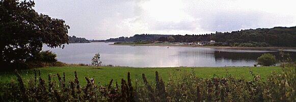 panoramic view of Ogston Reservoir