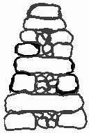 dry stone wall sketch