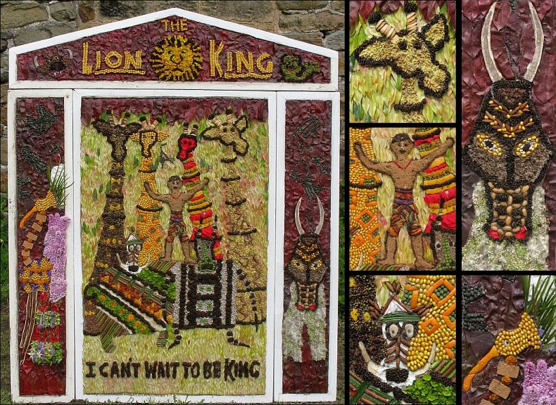 Stretton Handley Primary School well dressing 2009