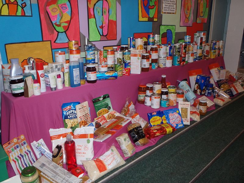 Contributing to Clay Cross Food Bank