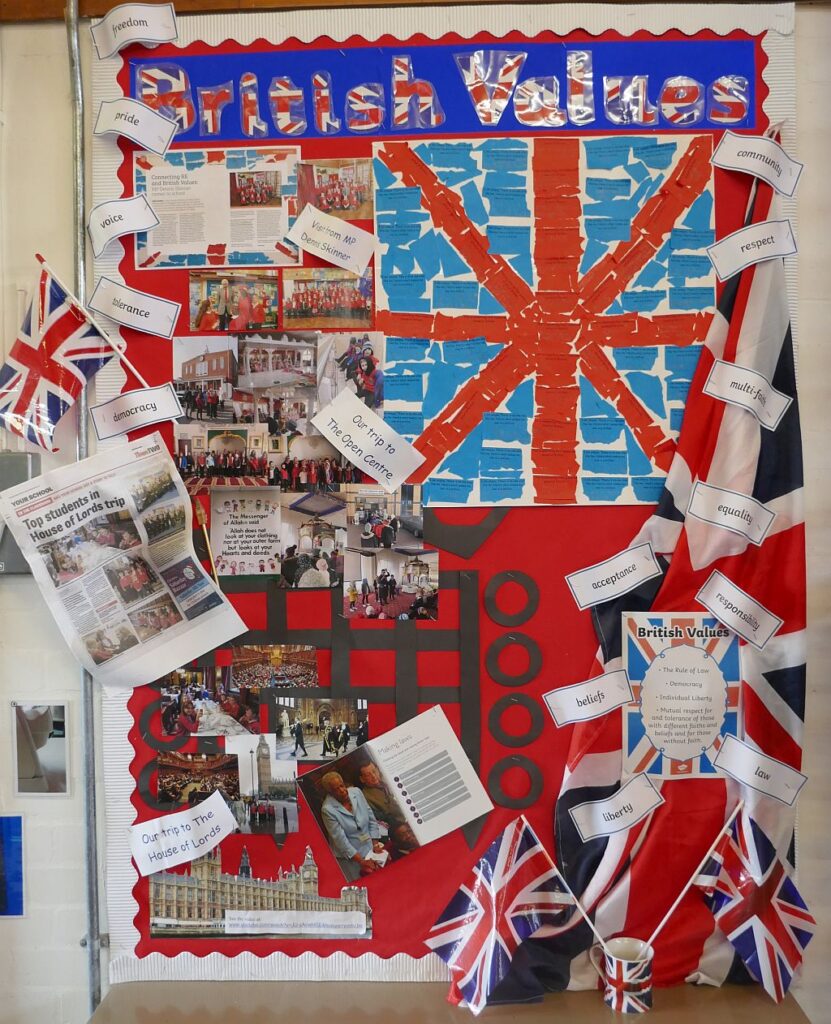 British Values display